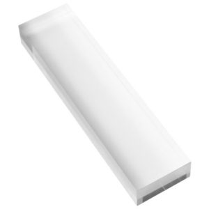 Katı Şeffaf Akrilik Blok - 2" x 8" x 1,25" Kalın